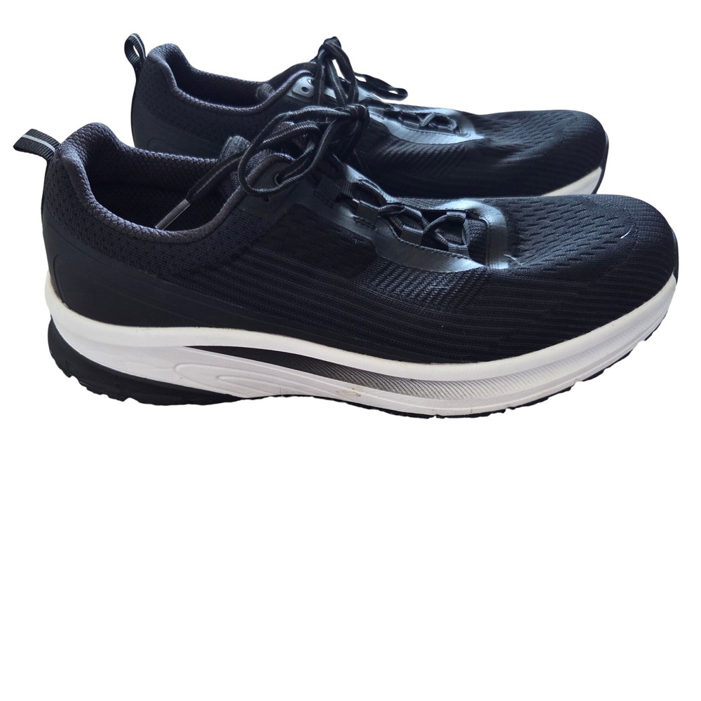 Orthofeet Race Men's Orthopedic Athletic/Running Sneaker Size 12 D White/Black